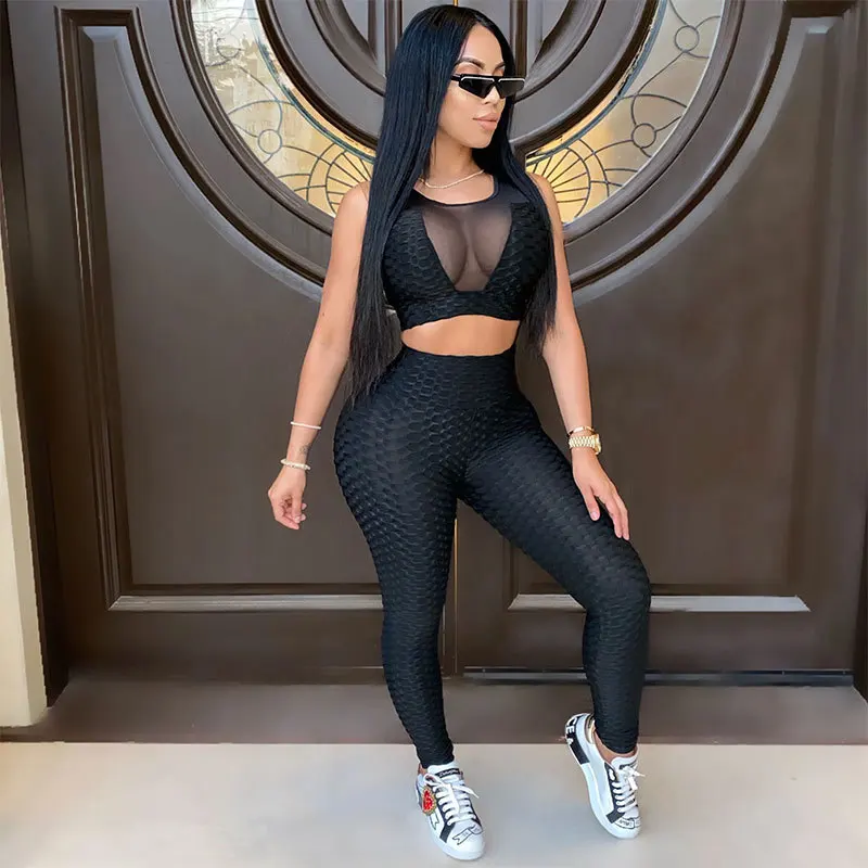 M2860 Wholesale summer sleeveless yoga women set dropshipping bodyocn women two set plus size see through outfits for women
M2860 Wholesale summer sleeveless yoga women set dropshipping bodyocn women two set plus size see through outfits for women