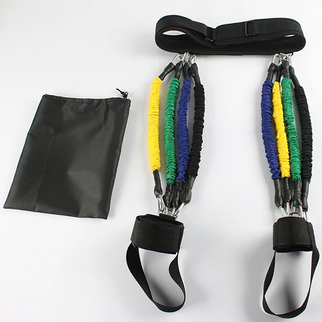 Heavy Duty Exercise Bands Fitness Total Body Foot Bounce Vertical Jump Trainer Boxing Resistance Band for Boxing, Black
Heavy Duty Exercise Bands Fitness Total Body Foot Bounce Vertical Jump Trainer Boxing Resistance Band for Boxing, Black
