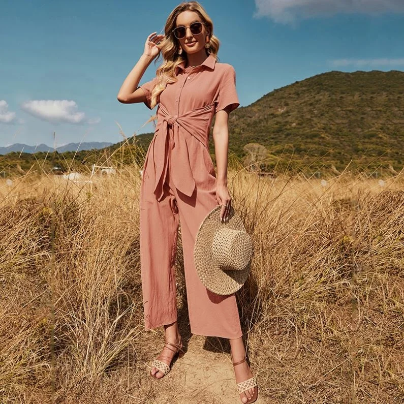 100% cotton womens plus size jumpsuits summer 2021 wide leg bandage rompers Leggings womens playsuits jumpsuit, Orange + customized colors
100% cotton womens plus size jumpsuits summer 2021 wide leg bandage rompers Leggings womens playsuits jumpsuit, Orange + customized colors