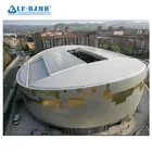 Prefab Steel Structure Frame Gymnasium Stadium Metal Building With Large Span Skylight Roof