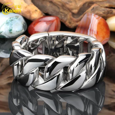 Simple 316 Stainless Steel Bracelet for Male Personality Glossy Domineering Men's Fashion Jewelry, Gold
Simple 316 Stainless Steel Bracelet for Male Personality Glossy Domineering Men's Fashion Jewelry, Gold