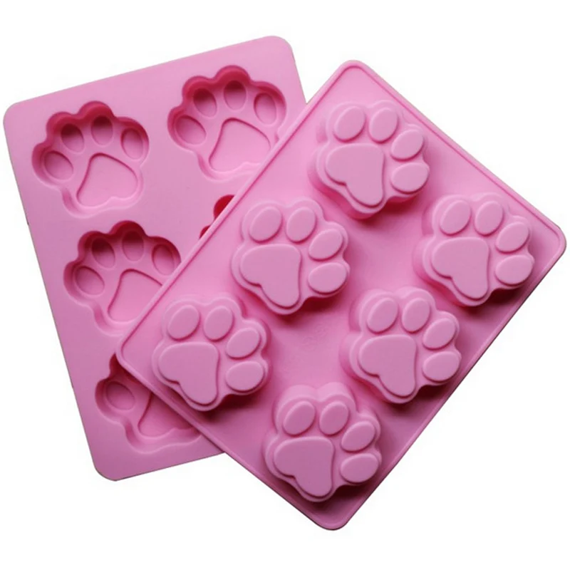 6 Units Cat Paw Silicone Cake Mold Bakeware 1PC DIY Handmade Soap Silicone Mold, Pink
6 Units Cat Paw Silicone Cake Mold Bakeware 1PC DIY Handmade Soap Silicone Mold, Pink