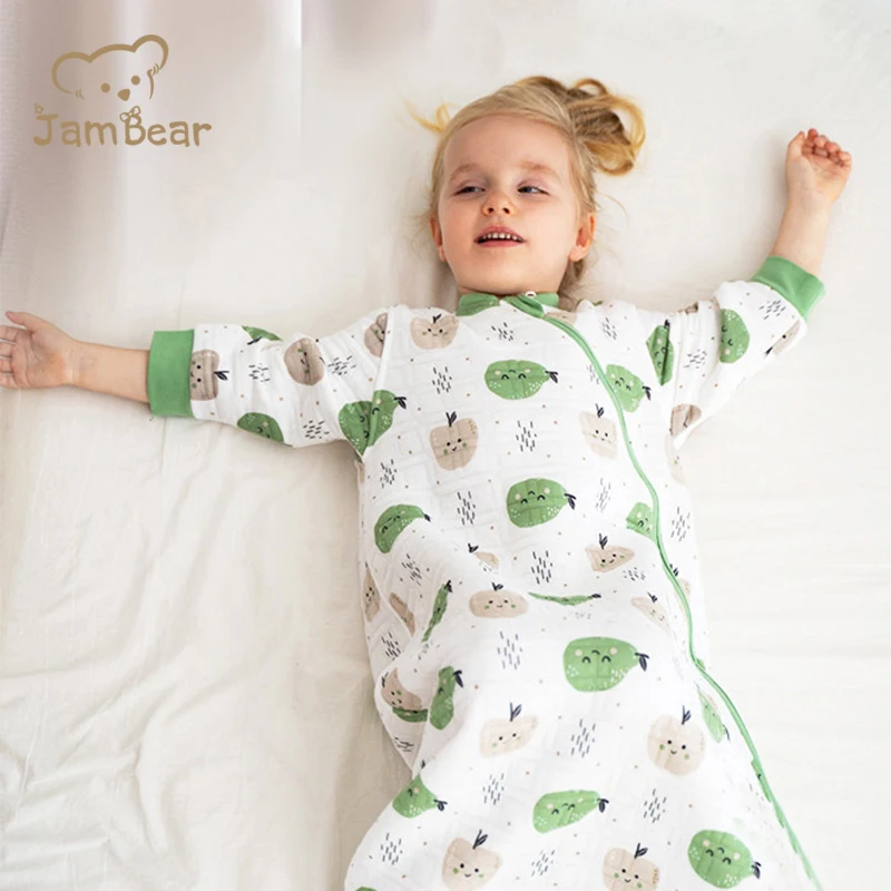 Jambear baby sleep sack organic cotton baby sleeping bags kids muslin sleep bag OEM Factory Organic cotton Custom
Jambear baby sleep sack organic cotton baby sleeping bags kids muslin sleep bag OEM Factory Organic cotton Custom