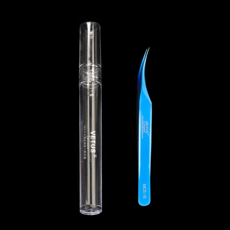 Vetus brand MCS-18 Vetus tweezers for eyelash extension color tweezers private label, Blue-plated
Vetus brand MCS-18 Vetus tweezers for eyelash extension color tweezers private label, Blue-plated