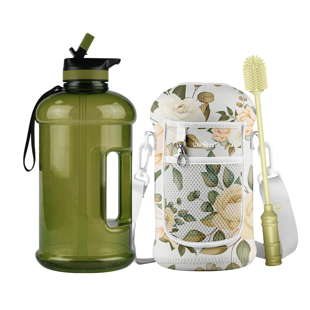 Reusable Eco-friendly 2.2L Motivational Time Marker plastic Water Bottle with Sleeves for outdoor activities
Reusable Eco-friendly 2.2L Motivational Time Marker plastic Water Bottle with Sleeves for outdoor activities