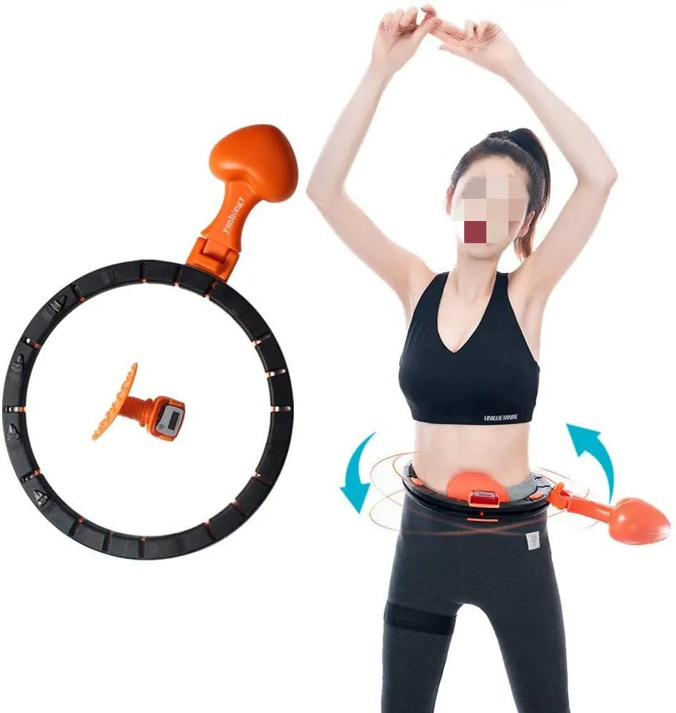 Detachable Fat Burning hoola hoop for Slimming Waist Fitness Hoola Hoop with LED Smart Counter, Black
Detachable Fat Burning hoola hoop for Slimming Waist Fitness Hoola Hoop with LED Smart Counter, Black