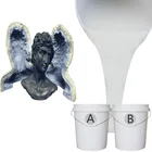 white color rtv-2 silicone for Concrete gypsum Sculpture molds