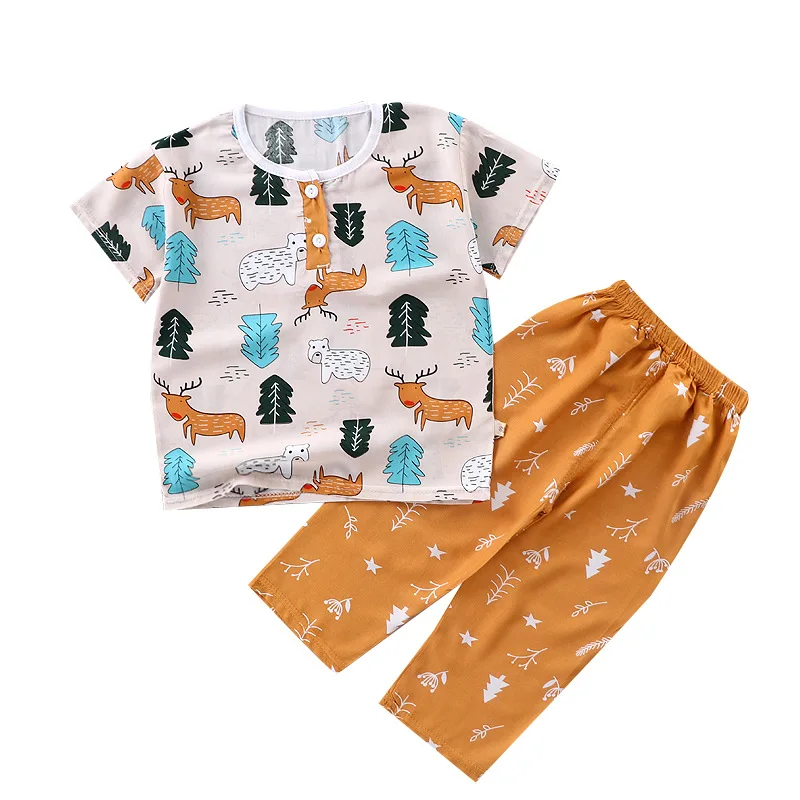 Factory Outlet 2-8 Years Old Baby Home Service Cotton Silk Baby Air Conditioning Clothing, Picture
Factory Outlet 2-8 Years Old Baby Home Service Cotton Silk Baby Air Conditioning Clothing, Picture