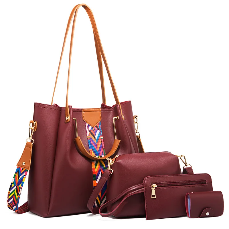 branded 2021 hot selling luxury large tote bag women purses and handbags set 4 pieces leather ladies hand bag for shipping, Dark brown black purple golden
branded 2021 hot selling luxury large tote bag women purses and handbags set 4 pieces leather ladies hand bag for shipping, Dark brown black purple golden