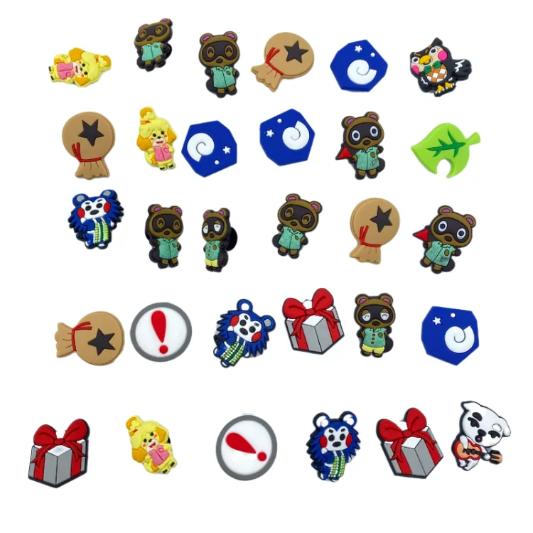 100 + Animal Crossing switch Game characters soft PVC charms for sandals and bracelets Gifts for kids, As picture
100 + Animal Crossing switch Game characters soft PVC charms for sandals and bracelets Gifts for kids, As picture