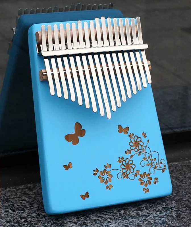 Portable Kalimba 17 Key High-Quality Musical Instrument Kalimba Finger Piano, Pink&blue&white&wooden
Portable Kalimba 17 Key High-Quality Musical Instrument Kalimba Finger Piano, Pink&blue&white&wooden