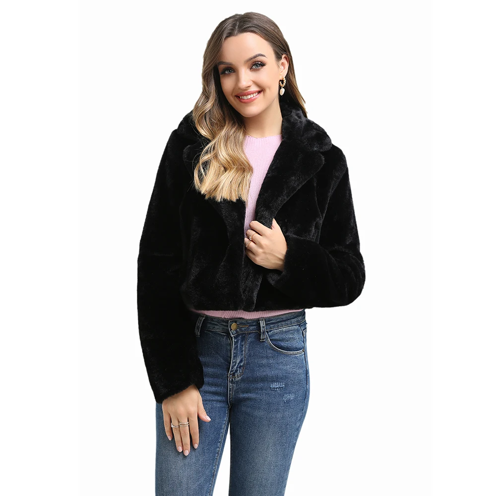 2021 New Arrival Wholesale Women Fashion Short Coat Turndown Collar Rabbit Faux Fur Jacket
2021 New Arrival Wholesale Women Fashion Short Coat Turndown Collar Rabbit Faux Fur Jacket