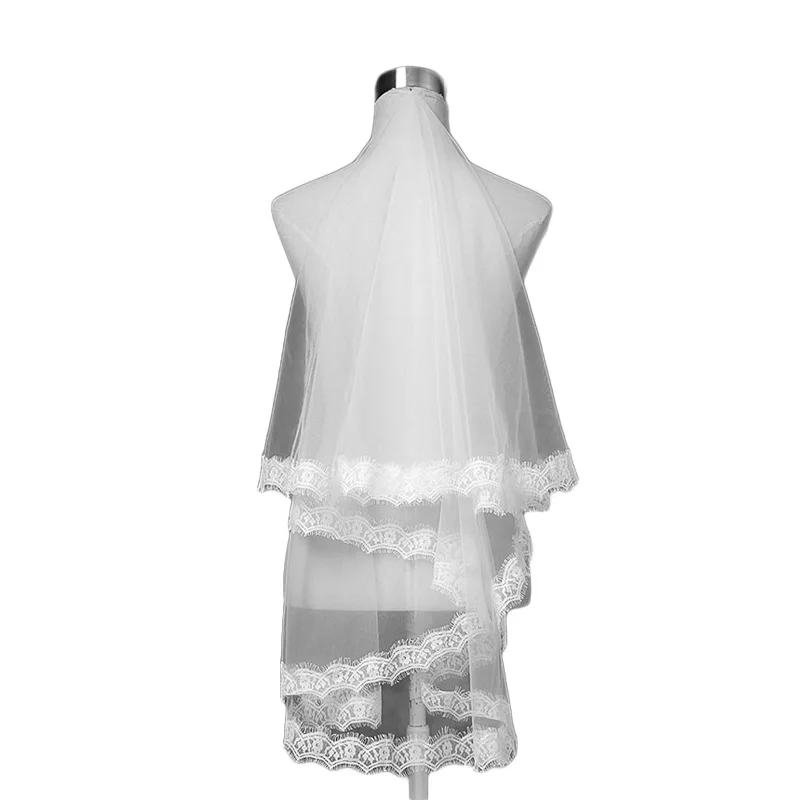 Wholesale bridal veils white lace wedding veils and accessories for women BV002, White /ivory
Wholesale bridal veils white lace wedding veils and accessories for women BV002, White /ivory