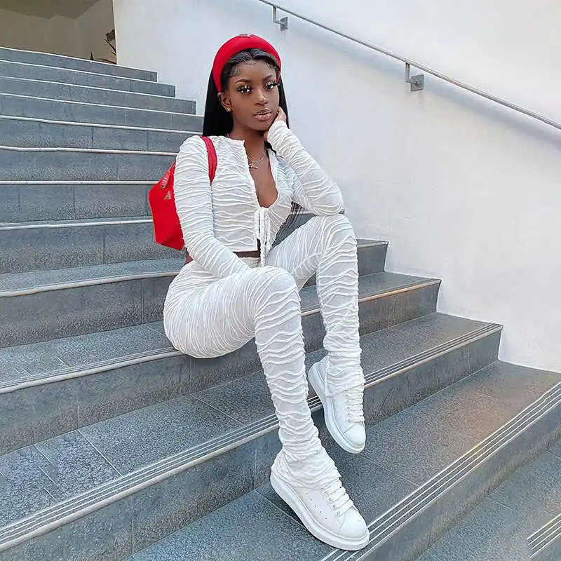 2022 New style women clothing top spring summer fold sweatsuit casual long sleeve tracksuit two pieces pant set, Picture color
2022 New style women clothing top spring summer fold sweatsuit casual long sleeve tracksuit two pieces pant set, Picture color