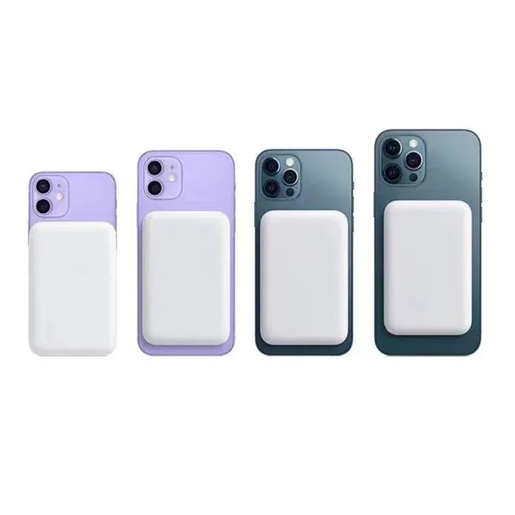 Original Logo 1:1 Power Bank 2021 5000mAh Mini Portable Magnetic Wireless Charging Power Bank for Apple iPhone or Android Phones, White
Original Logo 1:1 Power Bank 2021 5000mAh Mini Portable Magnetic Wireless Charging Power Bank for Apple iPhone or Android Phones, White