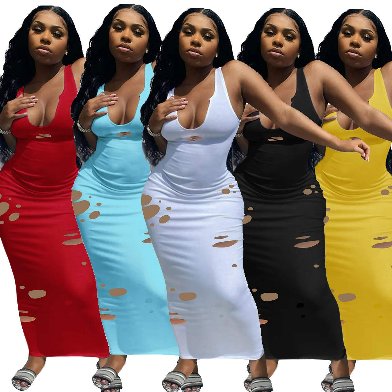 Q21S829 Best selling sleeveless women dresses sexy bodycon casual hollow out bodycon long dress fashionable womens dresses
Q21S829 Best selling sleeveless women dresses sexy bodycon casual hollow out bodycon long dress fashionable womens dresses