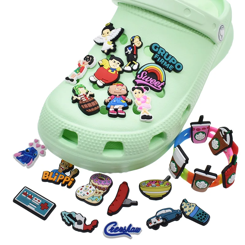 charmes de chaussures Wholesale Cartoon Shoe Charms For Croc Unisex-adult Clog Pins Accessoris For Shoe Decoration, Customized color
charmes de chaussures Wholesale Cartoon Shoe Charms For Croc Unisex-adult Clog Pins Accessoris For Shoe Decoration, Customized color
