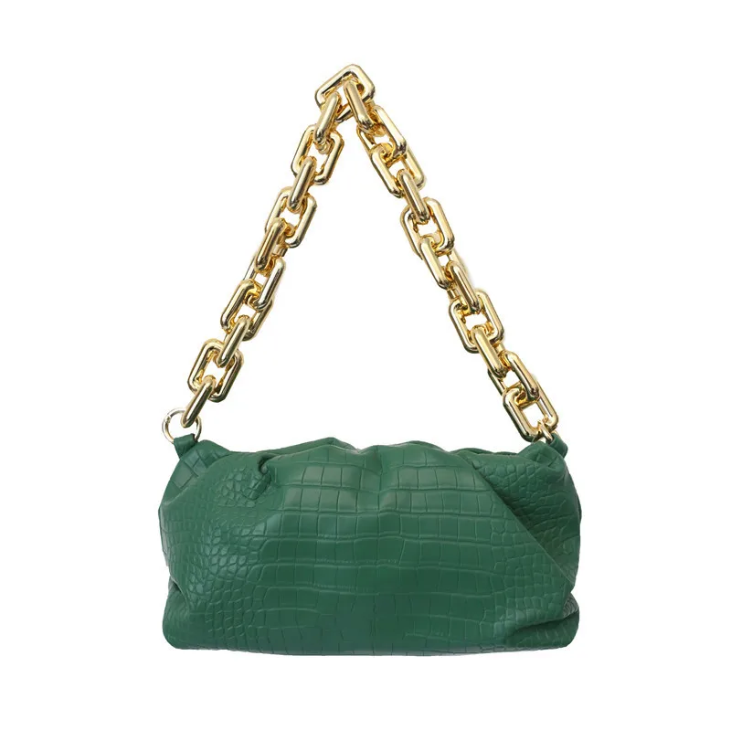 2021 new high-end air one-shoulder French underarm bag fashion chain cloud fold bag
2021 new high-end air one-shoulder French underarm bag fashion chain cloud fold bag