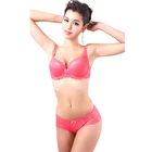 Ladies Bra And Brief Fashion Women Gathered Breast Up Seamless Bra Bra Brief Lingerie
