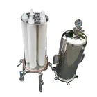 Food grade liquid beverage juice wine beer cartridge stainless steel filter housing stainless steel filter