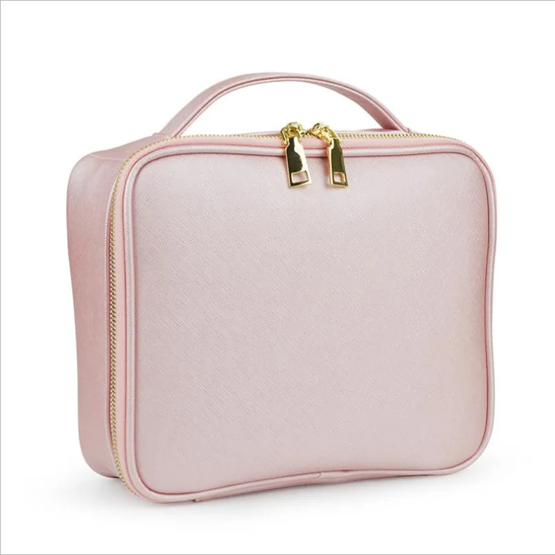 Multi-Color PU Leather Cosmetic Case Large Capacity Storage Bag With Metal Zipper Cosmetic Storage Organizer Bag, Black, pink, gray, beige
Multi-Color PU Leather Cosmetic Case Large Capacity Storage Bag With Metal Zipper Cosmetic Storage Organizer Bag, Black, pink, gray, beige