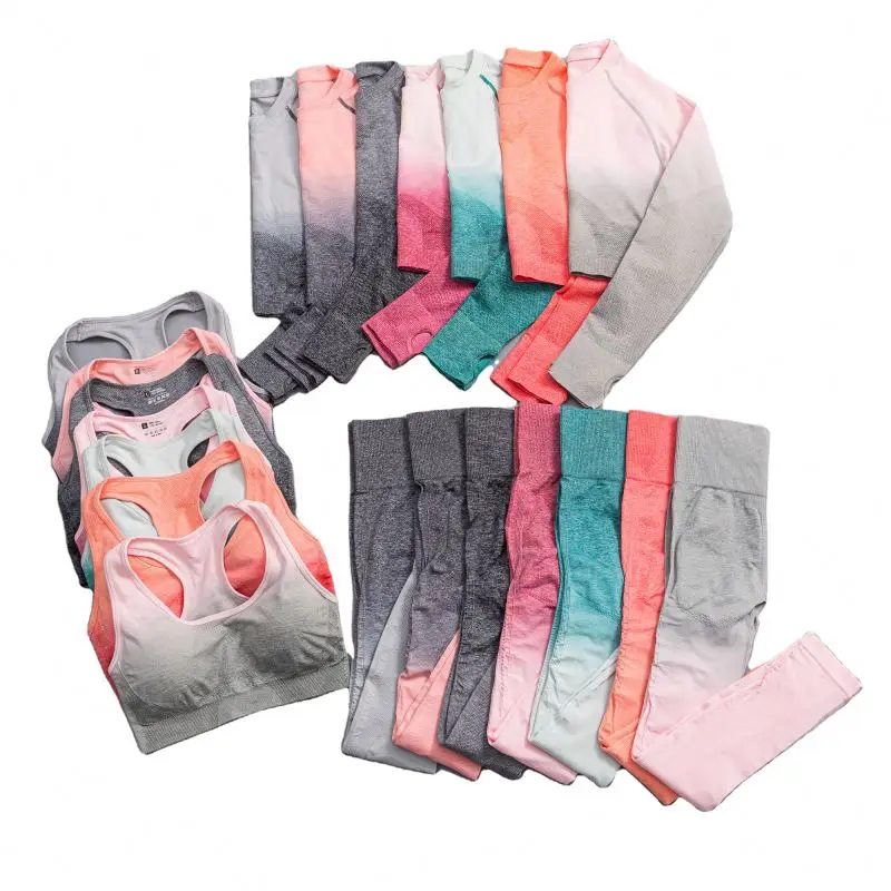 Seemless yoga suit hot sale sport bra and leggings 3 piece gym set sexy High waist seamless Fitness women yoga sets, Picture
Seemless yoga suit hot sale sport bra and leggings 3 piece gym set sexy High waist seamless Fitness women yoga sets, Picture