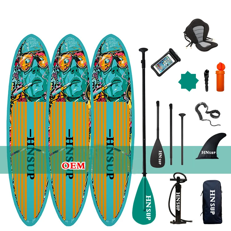

Factory Price Inflatable Sup Stand Up Paddle Board Customized Water Sports Air Inflatable Surfing SUP Board for Surfer, As picture