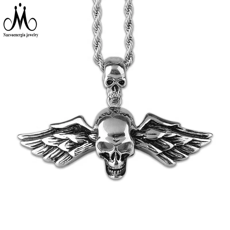 Punk Unique Style Men Fashion Necklace Skull Stainless Steel Cremation Pendant, As picture
Punk Unique Style Men Fashion Necklace Skull Stainless Steel Cremation Pendant, As picture