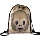 cheap logo print drawstring promotion bag
