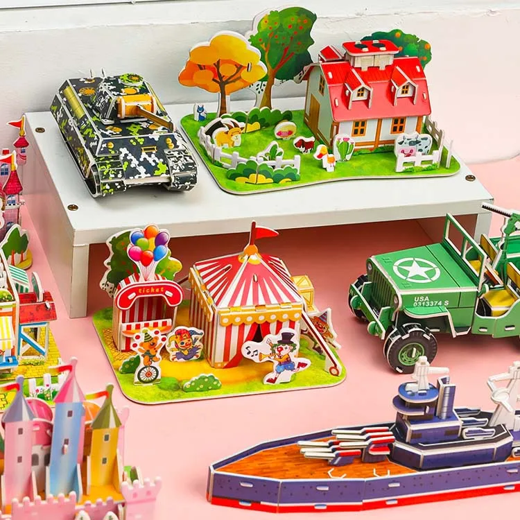 Mini Puzzle Craft Boys And Girls Educational Toy Set Creative DIY Birthday Gift Set Kids EPS Foam 3D Jigsaw Puzzle
Mini Puzzle Craft Boys And Girls Educational Toy Set Creative DIY Birthday Gift Set Kids EPS Foam 3D Jigsaw Puzzle