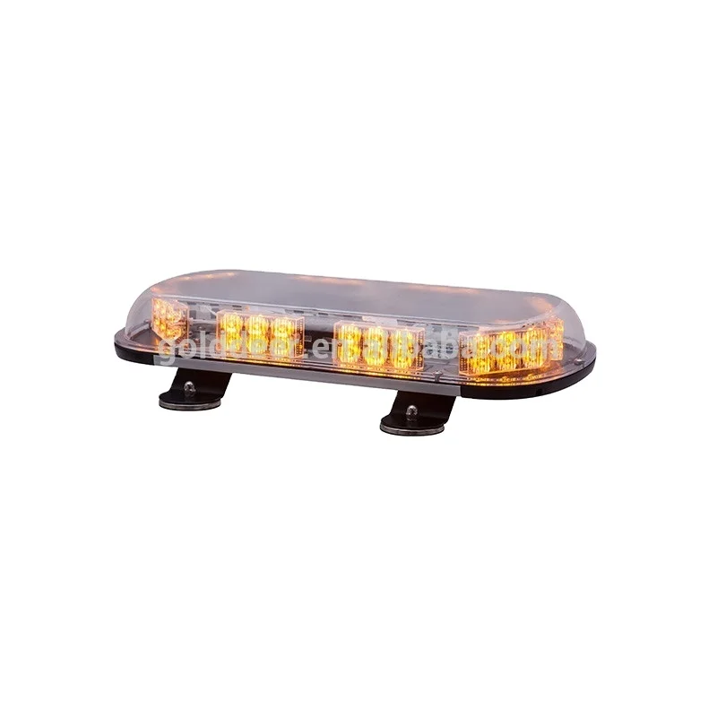 Auto Waterproof  Low Profile  Super Bright Amber Warning Mini LED Emergency Light bar for vehicle (TBD0696-8e)