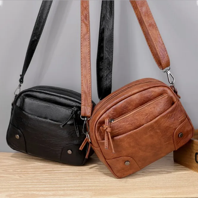 Women Vintage Shoulder Strap Bags Pu Leather Small Crossbody Handbag Female Travel Multi Pocket Messenger Purse Bags bolsa femme, Customizable
Women Vintage Shoulder Strap Bags Pu Leather Small Crossbody Handbag Female Travel Multi Pocket Messenger Purse Bags bolsa femme, Customizable