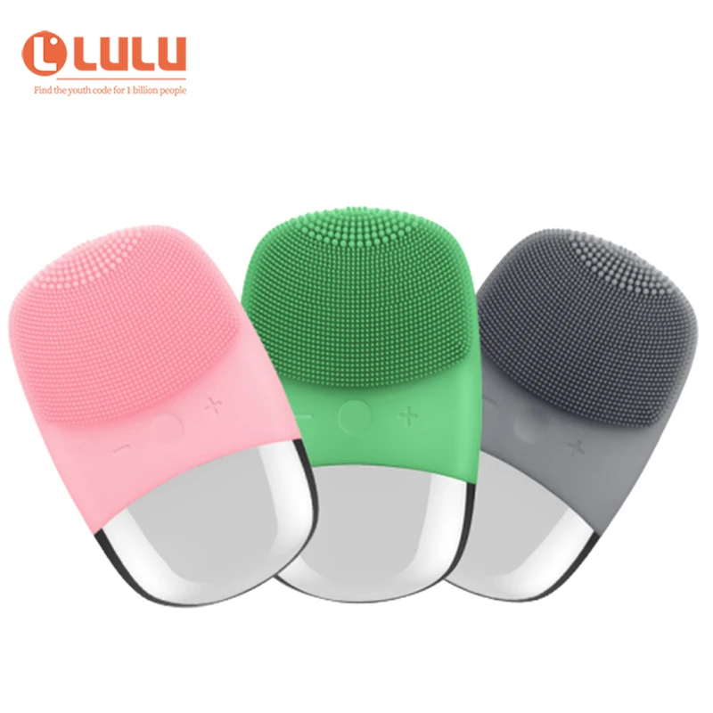 Lulu Youth High Quality Automatic Facial Cleansing Brush for Mini Electronic Silicone Sonic Deep Pore Cleaning, Pink,gray,blue,green
Lulu Youth High Quality Automatic Facial Cleansing Brush for Mini Electronic Silicone Sonic Deep Pore Cleaning, Pink,gray,blue,green