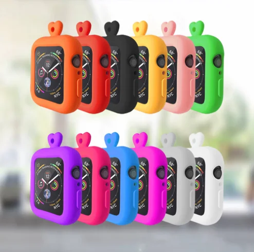 Colorful Silicone Case Protective Cover Strap Necklace Rope Watch Frame For Apple Watch Series 1/2/3/4 Smart Accessories, Black,white,blue,red,pink
Colorful Silicone Case Protective Cover Strap Necklace Rope Watch Frame For Apple Watch Series 1/2/3/4 Smart Accessories, Black,white,blue,red,pink