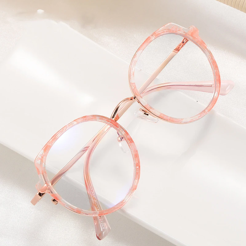 92012 Women glass frames optical eyewear prescription lens Metal 2023 custom logo classic round frames anti blue
92012 Women glass frames optical eyewear prescription lens Metal 2023 custom logo classic round frames anti blue