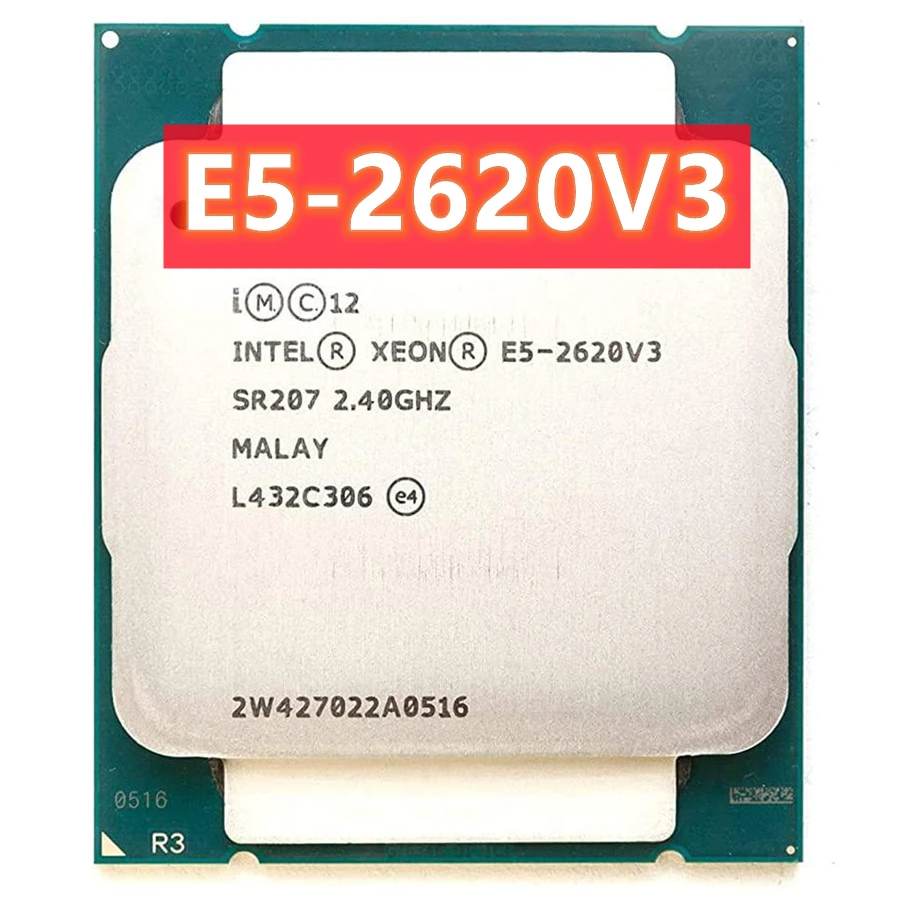 

Used Intel Xeon E5 2620 V3 LGA 2011-3 CPU Processor 2.4Ghz 6 Core 85W E5-2620V3 support X99 motherboard