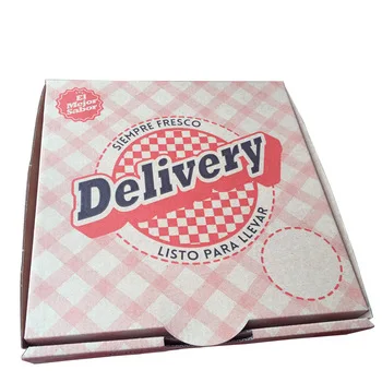 Custom printed original rectangular 16 inch pizza box wholesale design