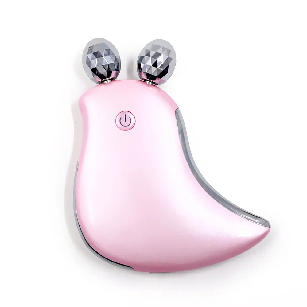 Guasha blade Microcurrent Face Roller Electric Massager EMS 3D Face Roller, White/pink
Guasha blade Microcurrent Face Roller Electric Massager EMS 3D Face Roller, White/pink