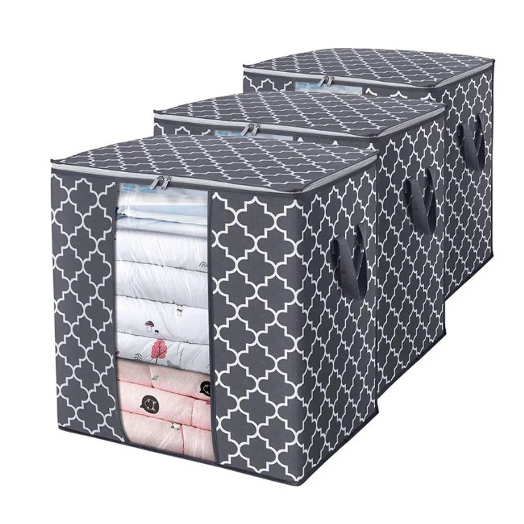 Amazon Hot Selling Large Capacity Cloth Storage Bag Organizer with Reinforced Handle Thick Fabric
Amazon Hot Selling Large Capacity Cloth Storage Bag Organizer with Reinforced Handle Thick Fabric