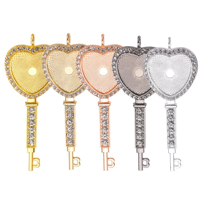 I YOU WIN Jewelry 2021 New Creative 25mm Colorful Heart-Shaped Key Photo Frame Pendant DIY Charms Photo Frame Pendant
I YOU WIN Jewelry 2021 New Creative 25mm Colorful Heart-Shaped Key Photo Frame Pendant DIY Charms Photo Frame Pendant