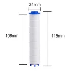 Rust water shower head filter cartridge with mineral ball