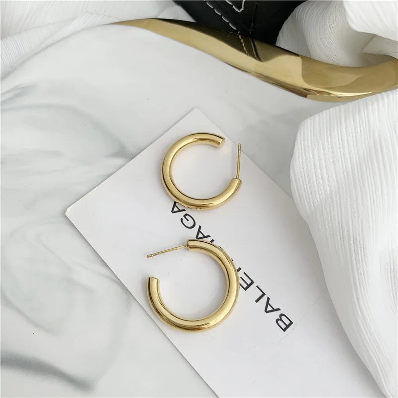 xinyue Dainty Gold Plated Jewelry Retro 18k Gold Hoop Minimalist Earrings, As picture
xinyue Dainty Gold Plated Jewelry Retro 18k Gold Hoop Minimalist Earrings, As picture