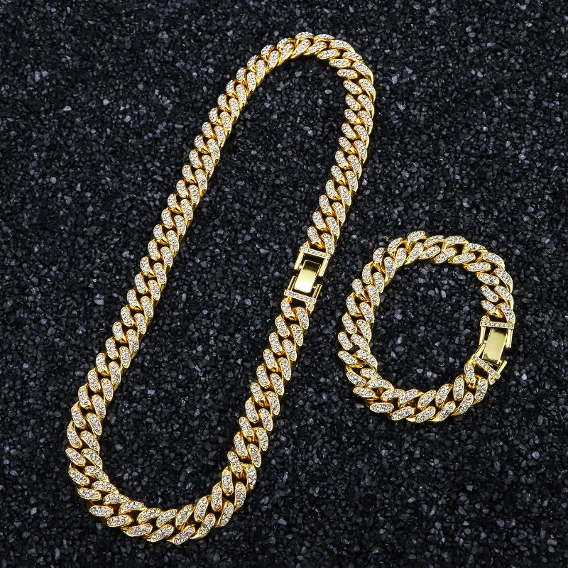 Luxury Hip hop jewelry Dubai gold-plated Cuban chain chain necklace Cuban chain necklace Hot products, Picture shows
Luxury Hip hop jewelry Dubai gold-plated Cuban chain chain necklace Cuban chain necklace Hot products, Picture shows