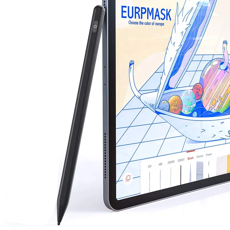 Fine point stylus touch screen pencil compatible for iphone ipad pro, Black/white/customized
Fine point stylus touch screen pencil compatible for iphone ipad pro, Black/white/customized