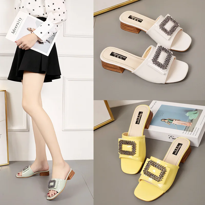 2020 summer new cross-border simple atmosphere casual flat-bottomed square beaded buckle ladies comfortable elegant casual wear
2020 summer new cross-border simple atmosphere casual flat-bottomed square beaded buckle ladies comfortable elegant casual wear