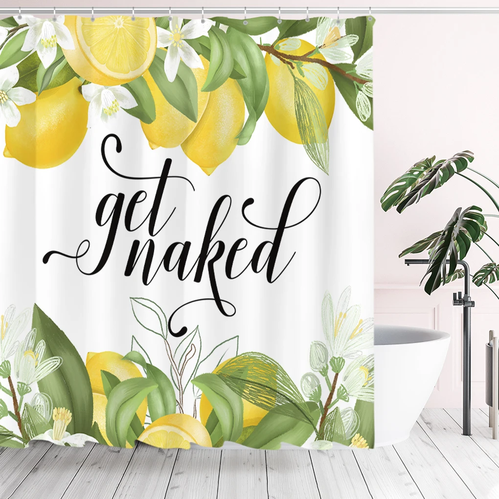 72'x72' Traditional Classic Designer Lemon Printed Farmhouse Polyester Fabric Waterproof Shower Curtains with Hooks, Customized
72'x72' Traditional Classic Designer Lemon Printed Farmhouse Polyester Fabric Waterproof Shower Curtains with Hooks, Customized