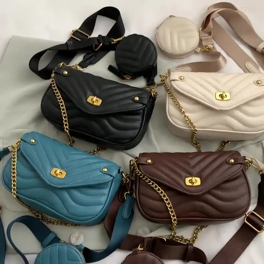 Wholesale 2 Pieces Set Fashion Crossbody Bag Luxury Women Purses Handbags Mini Bag, Picture
Wholesale 2 Pieces Set Fashion Crossbody Bag Luxury Women Purses Handbags Mini Bag, Picture