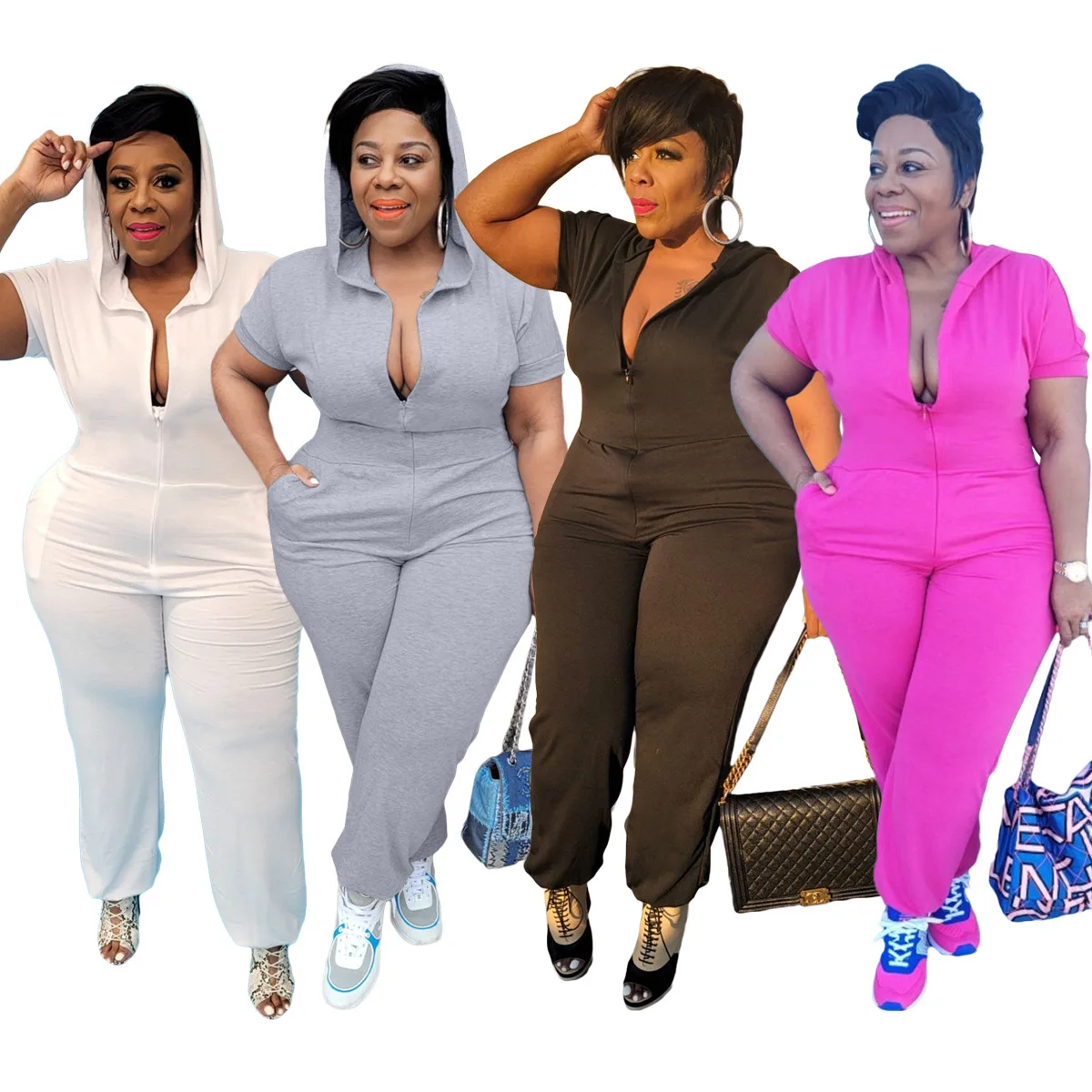 Custom Logo 2022 Solid Color Hoodies Jumpsuit 2 Piece Set Sexy V Neck Short Women Clothing Bodycon Plus Size Women'S Sets, Customized color
Custom Logo 2022 Solid Color Hoodies Jumpsuit 2 Piece Set Sexy V Neck Short Women Clothing Bodycon Plus Size Women'S Sets, Customized color
