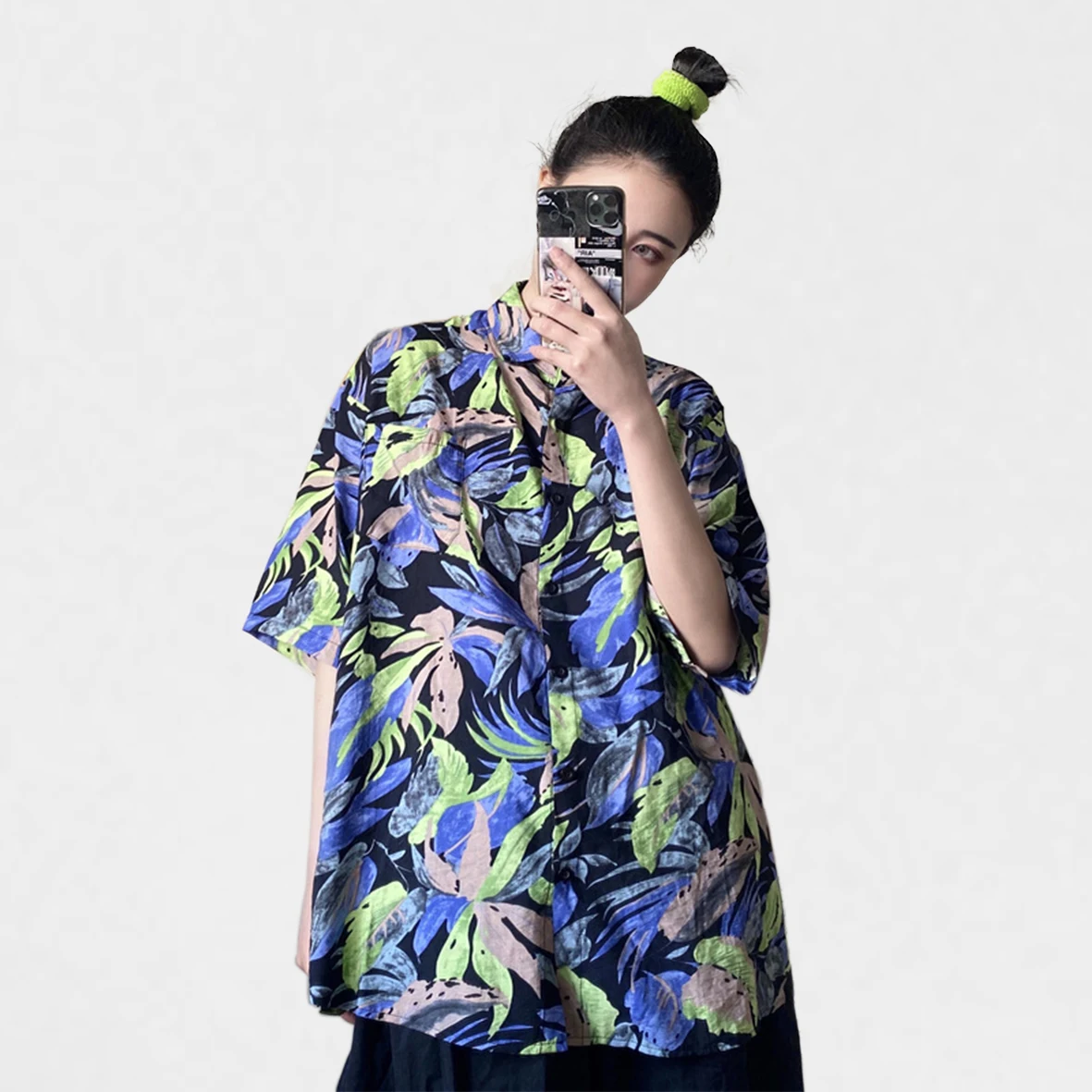 Ins Hot Design Colorful Floral Short Sleeve Fashion Hawaiian Women'S Spring And Summer Blouses & Shirts
Ins Hot Design Colorful Floral Short Sleeve Fashion Hawaiian Women'S Spring And Summer Blouses & Shirts