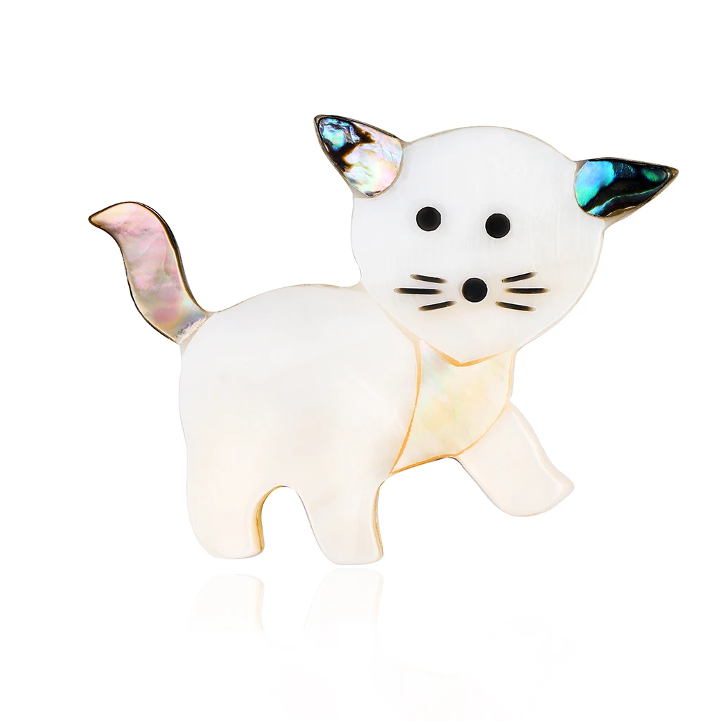 Lovely White Cat with Whiskers Shell Brooches for Women Enamel Brooch Pins Jewelry Accessories
Lovely White Cat with Whiskers Shell Brooches for Women Enamel Brooch Pins Jewelry Accessories